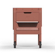 ZiiPa Fredda Deluxe Garden Trolley with Side Tables - Terracotta gallery detail image