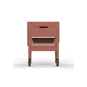 ZiiPa Fredda Deluxe Garden Trolley with Side Tables - Terracotta gallery detail image