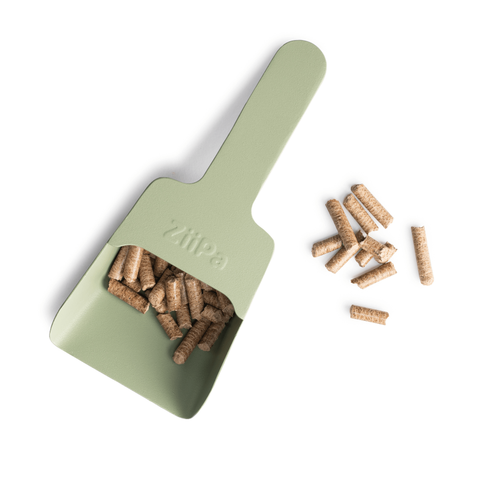 ZiiPa Melfa Wood Pellet Scoop – Eucalyptus gallery detail image
