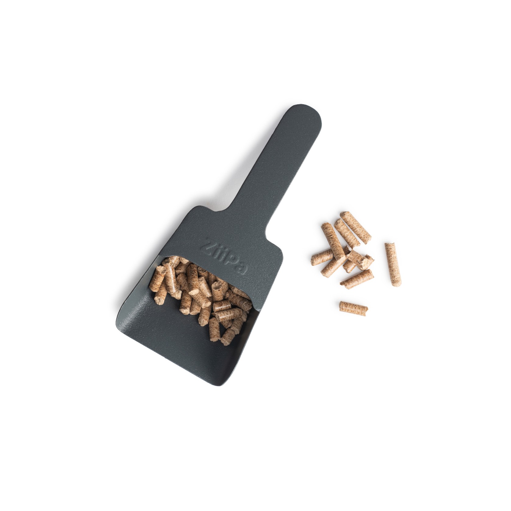ZiiPa Melfa Wood Pellet Scoop – Slate/Ardoise gallery detail image