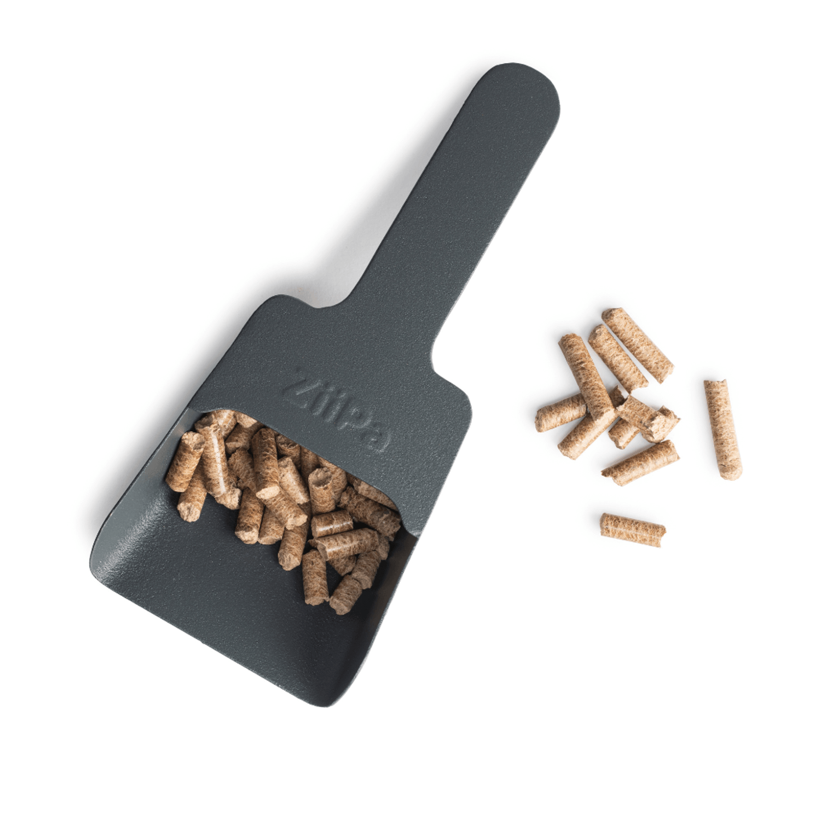 ZiiPa Melfa Wood Pellet Scoop – Slate/Ardoise gallery detail image