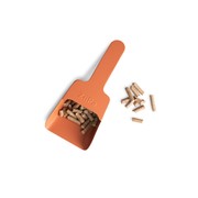 ZiiPa Melfa Wood Pellet Scoop – Terracotta gallery detail image