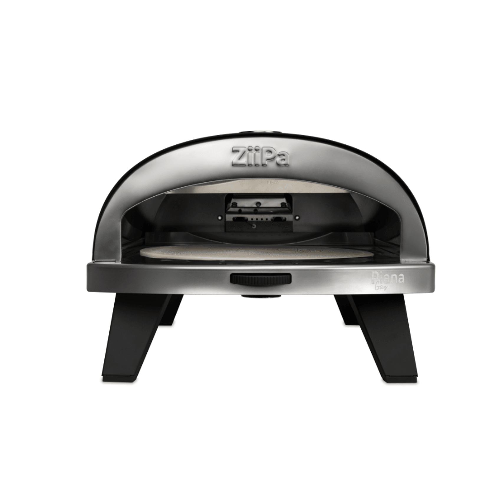 ZiiPa Piana Gas Fired Pizza Oven with Rotating Stone – Charcoal/Charbon gallery detail image