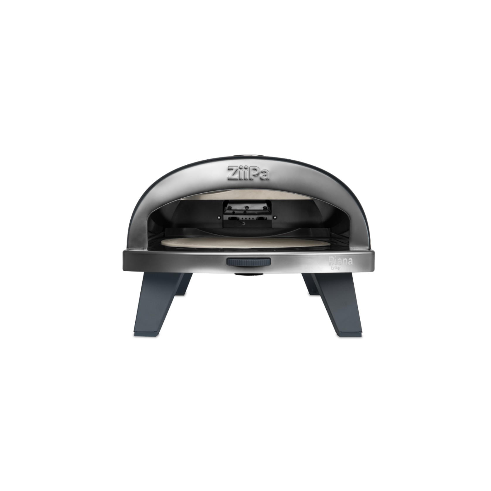 ZiiPa Piana Gas Fired Pizza Oven with Rotating Stone – Slate/Ardoise gallery detail image