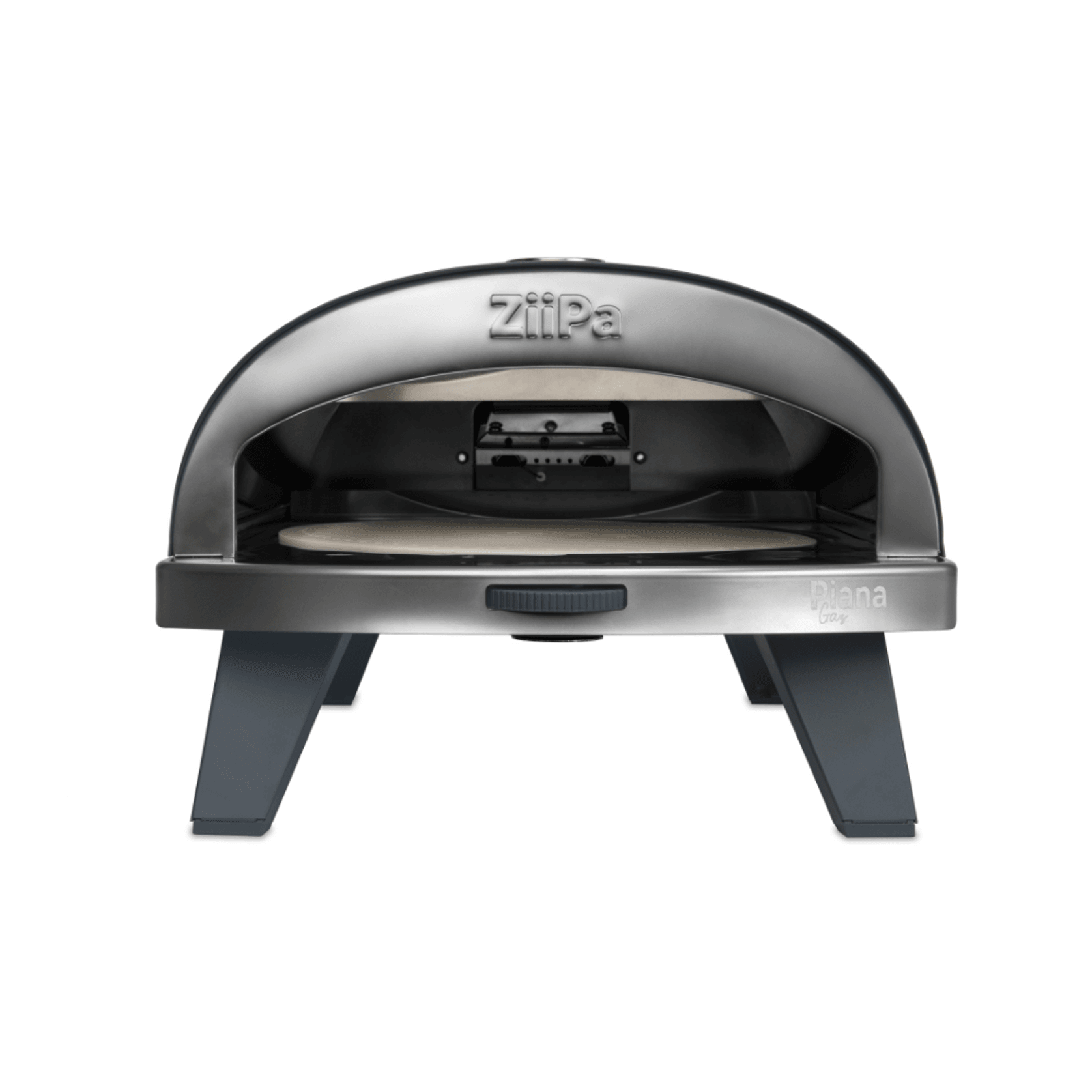 ZiiPa Piana Gas Fired Pizza Oven with Rotating Stone – Slate/Ardoise gallery detail image