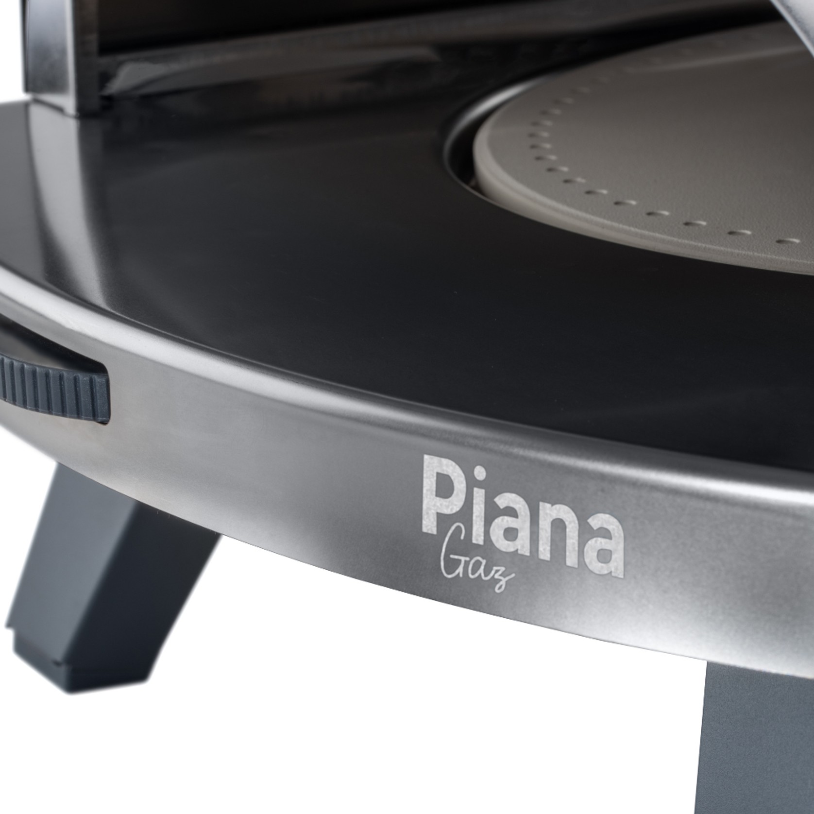 ZiiPa Piana Gas Fired Pizza Oven with Rotating Stone – Slate/Ardoise gallery detail image