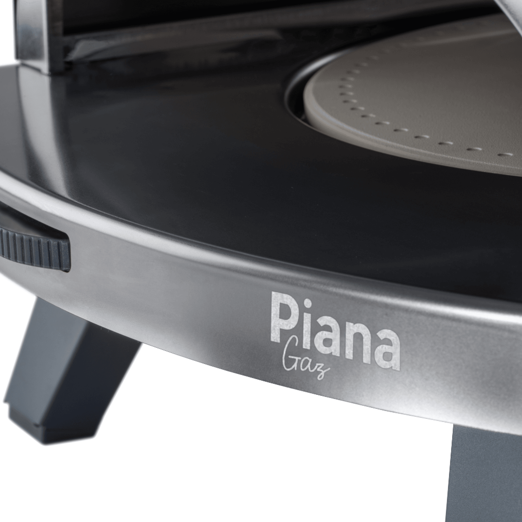 ZiiPa Piana Gas Fired Pizza Oven with Rotating Stone – Slate/Ardoise gallery detail image