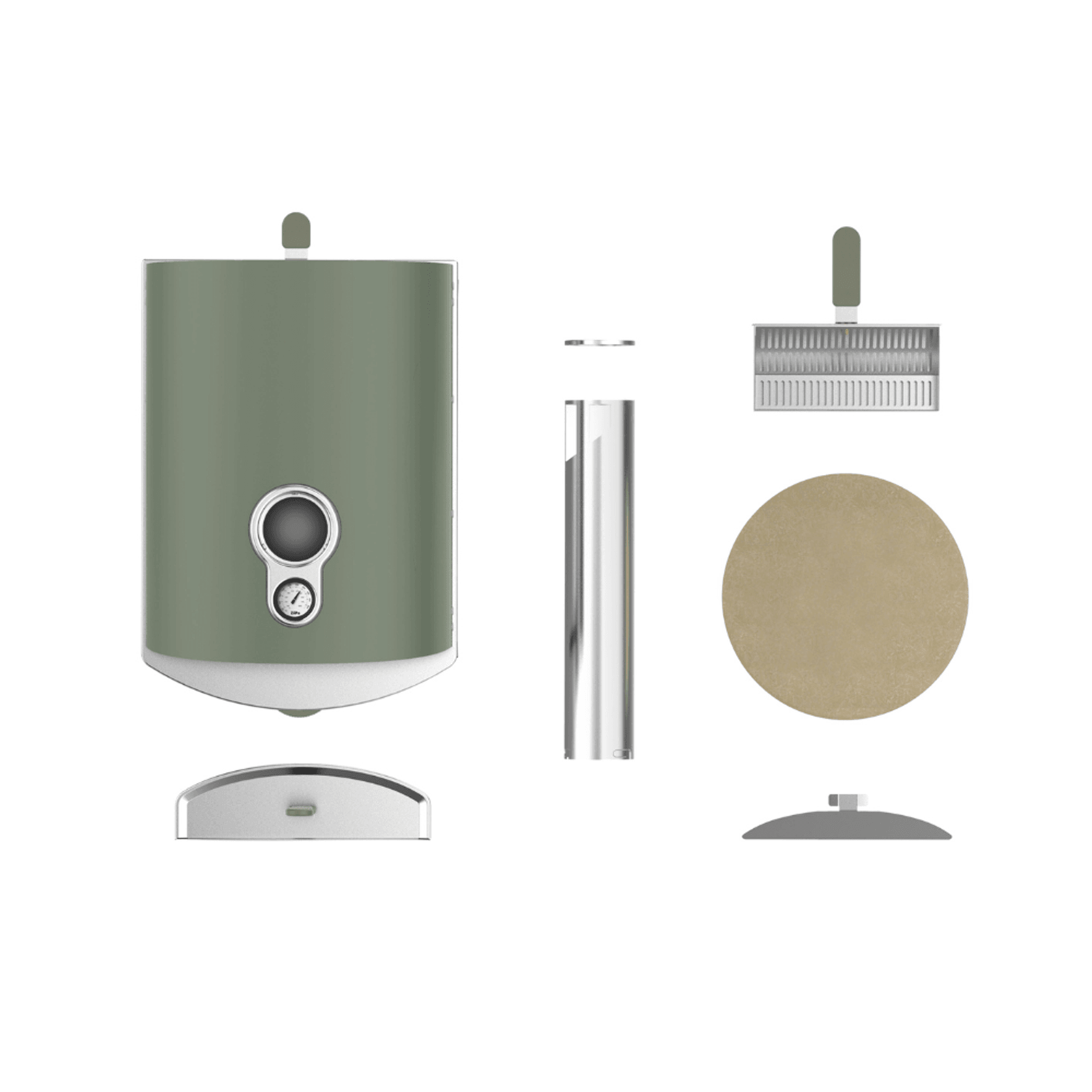 ZiiPa Piana Wood Pellet Pizza Oven with Rotating Stone – Eucalyptus gallery detail image