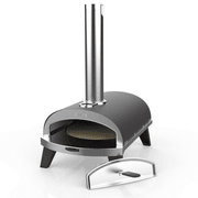 ZiiPa Piana Wood Pellet Pizza Oven with Rotating Stone – Slate/Ardoise gallery detail image