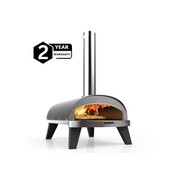 ZiiPa Piana Wood Pellet Pizza Oven with Rotating Stone – Slate/Ardoise gallery detail image