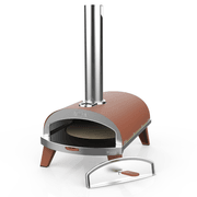 ZiiPa Piana Wood Pellet Pizza Oven with Rotating Stone – Terracotta gallery detail image
