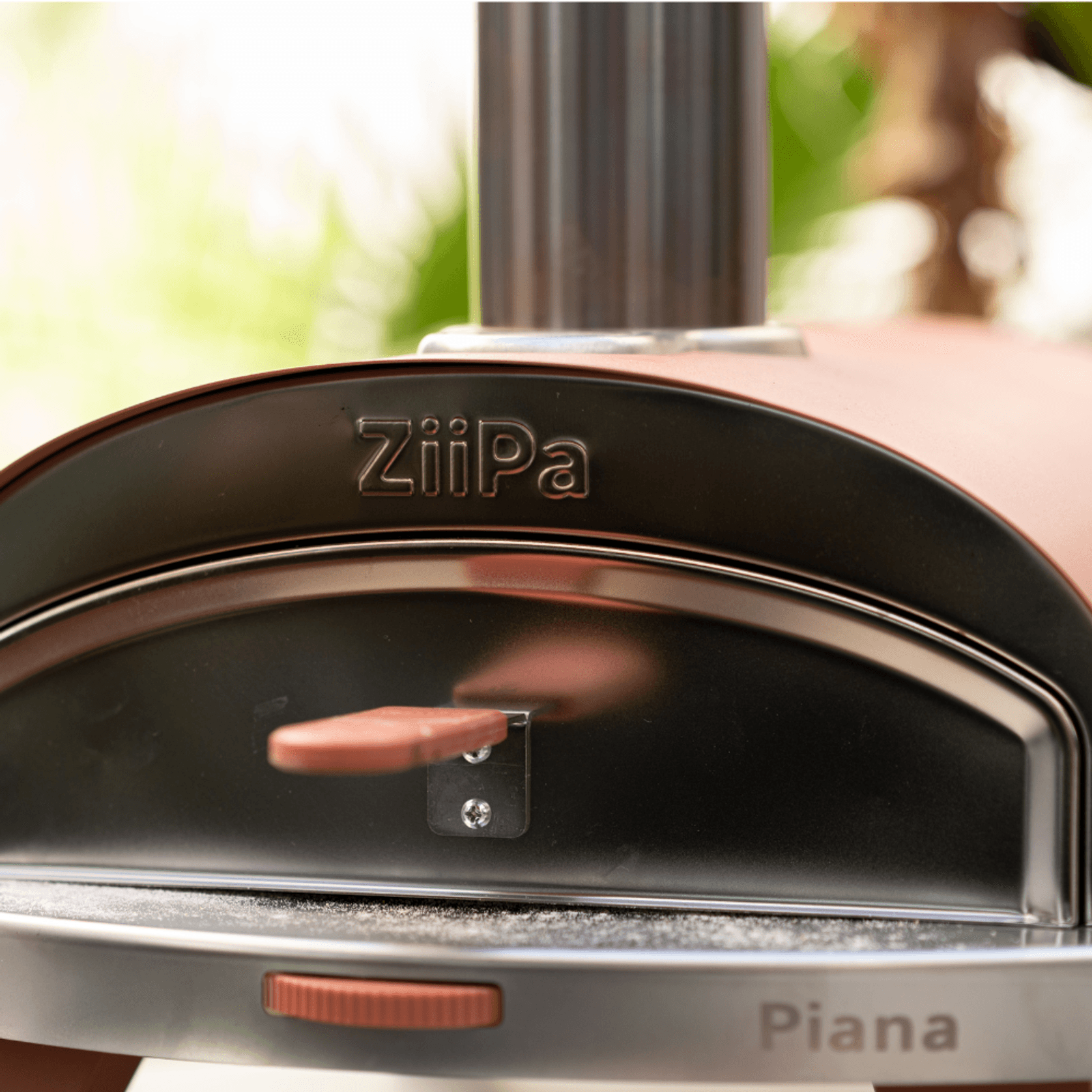 ZiiPa Piana Wood Pellet Pizza Oven with Rotating Stone – Terracotta gallery detail image