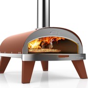 ZiiPa Piana Wood Pellet Pizza Oven with Rotating Stone – Terracotta gallery detail image