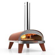 ZiiPa Piana Wood Pellet Pizza Oven with Rotating Stone – Terracotta gallery detail image