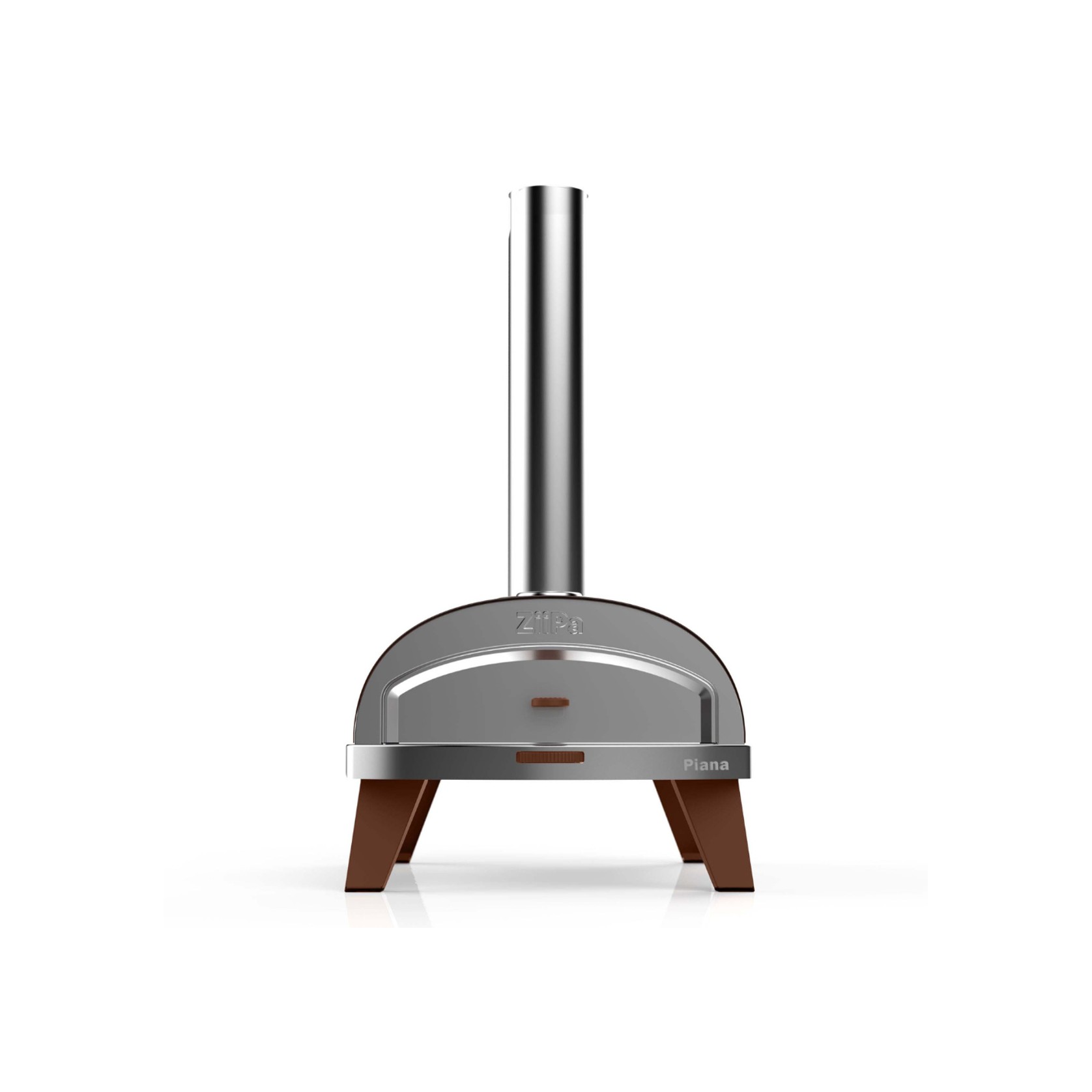 ZiiPa Piana Wood Pellet Pizza Oven with Rotating Stone – Terracotta gallery detail image