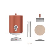 ZiiPa Piana Wood Pellet Pizza Oven with Rotating Stone – Terracotta gallery detail image