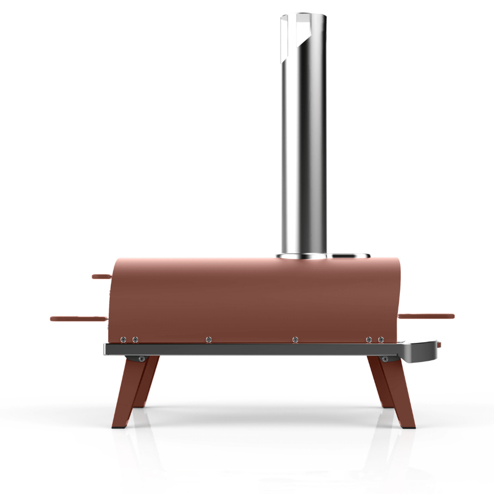ZiiPa Piana Wood Pellet Pizza Oven with Rotating Stone – Terracotta gallery detail image
