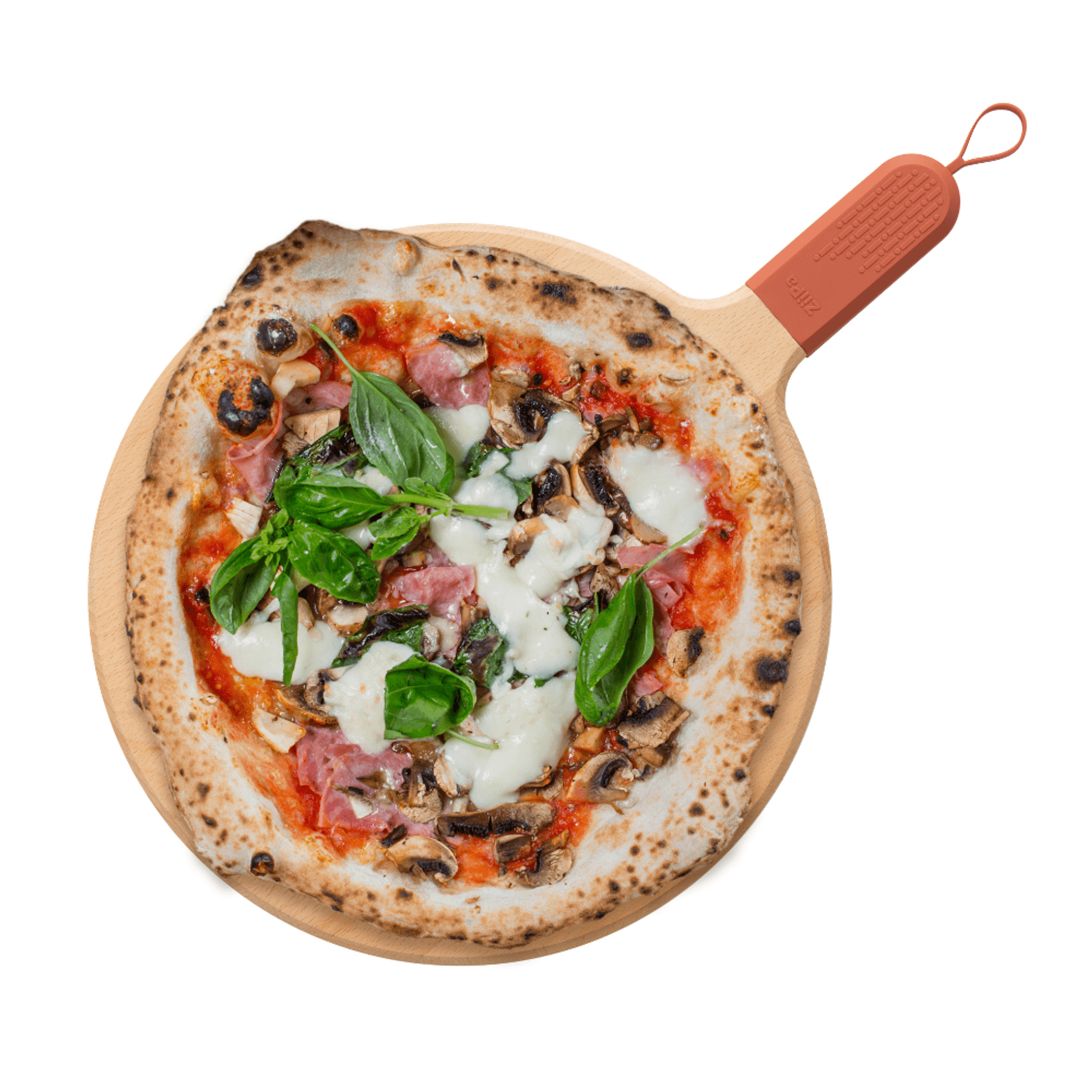 ZiiPa Sora Beech Pizza Serving Board 31cm – Terracotta gallery detail image