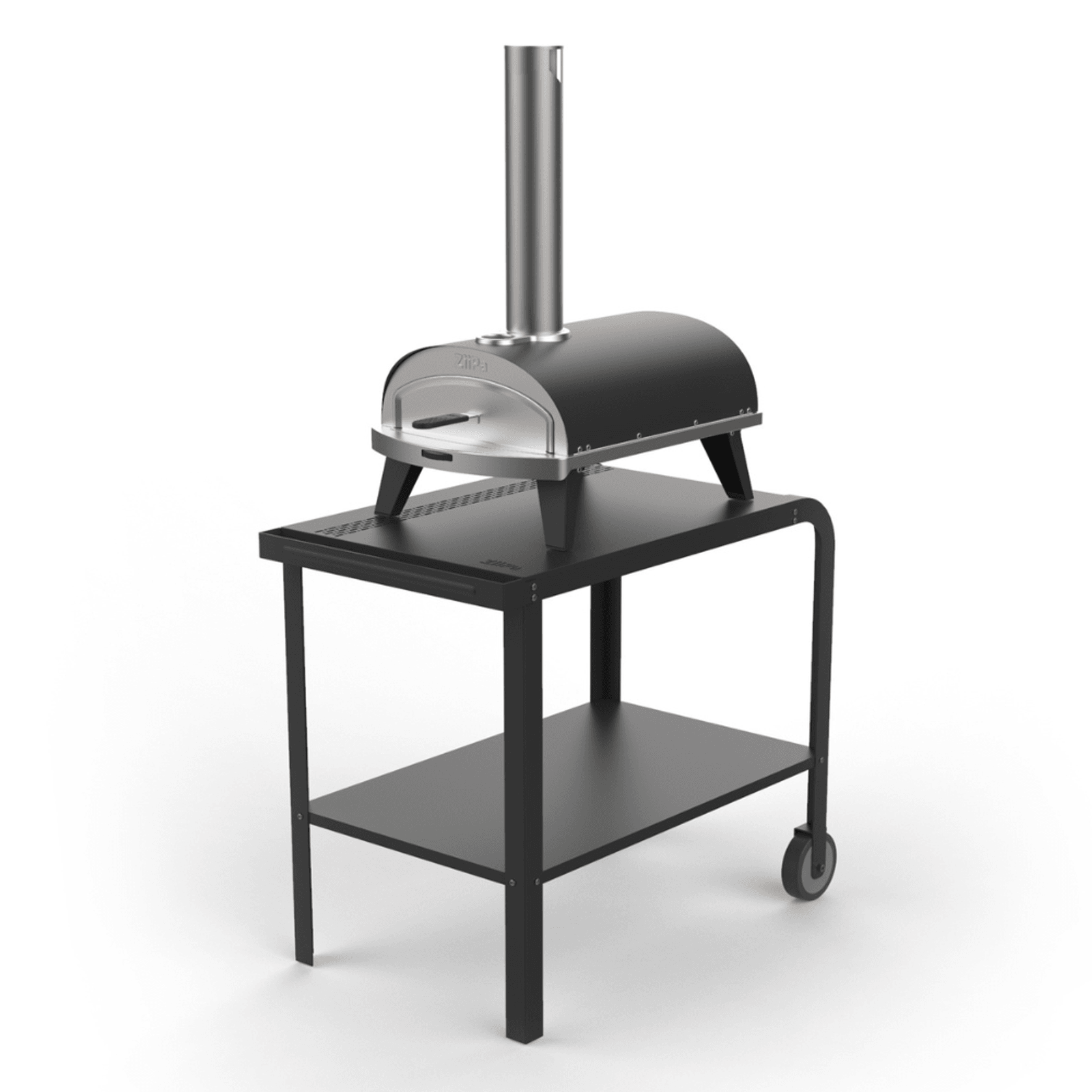 ZiiPa Vallone Garden Trolley with Shelf – Charcoal/Charbon gallery detail image