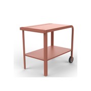 ZiiPa Vallone Garden Trolley with Shelf – Terracotta gallery detail image