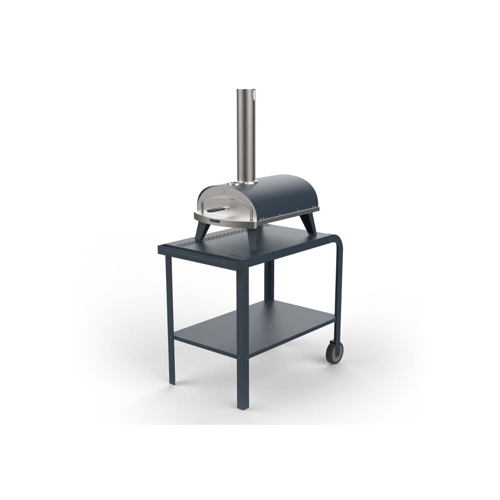 ZiiPa Vallone Garden Trolley with Shelf – Slate/Ardoise gallery detail image