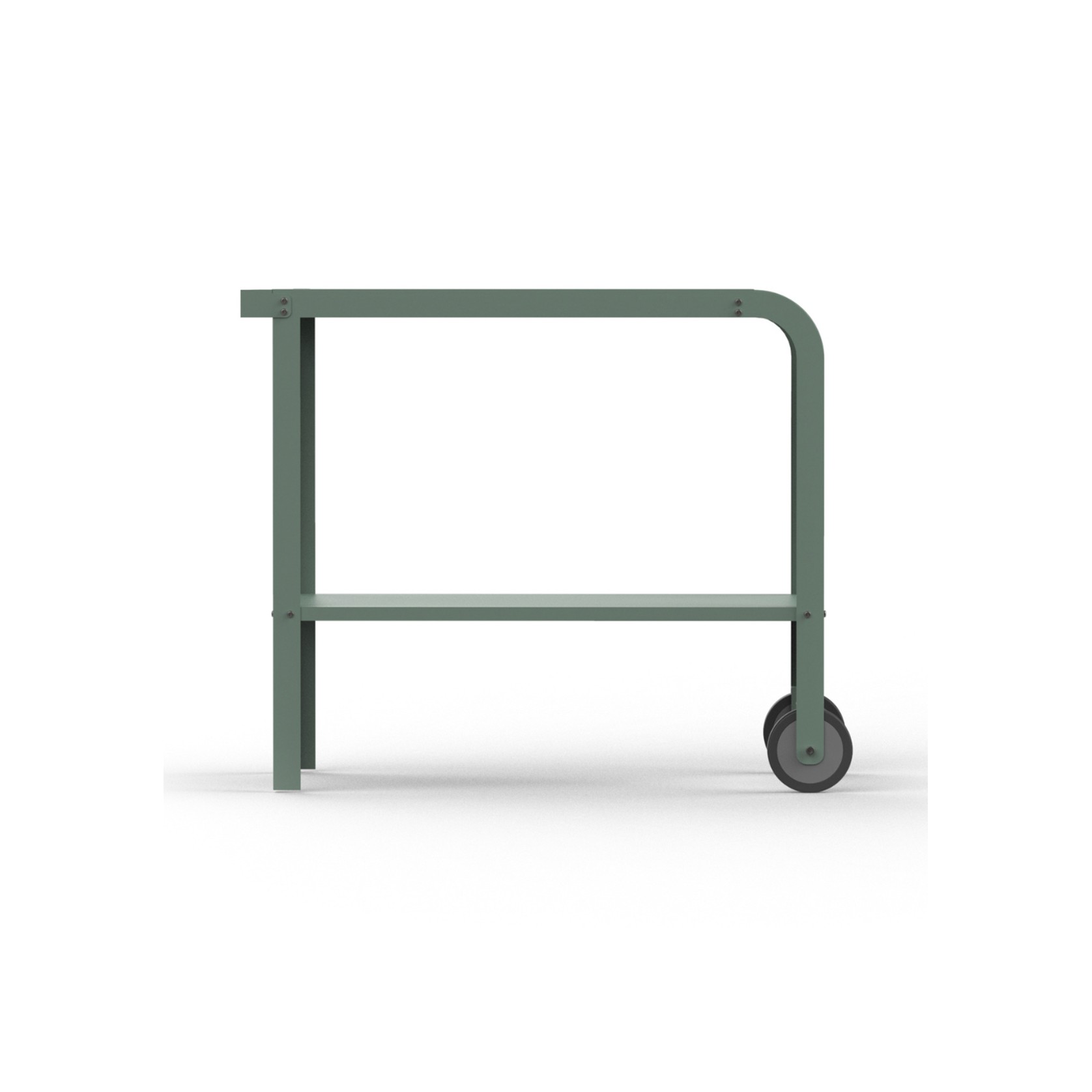 ZiiPa Vallone Garden Trolley with Shelf – Eucalyptus gallery detail image