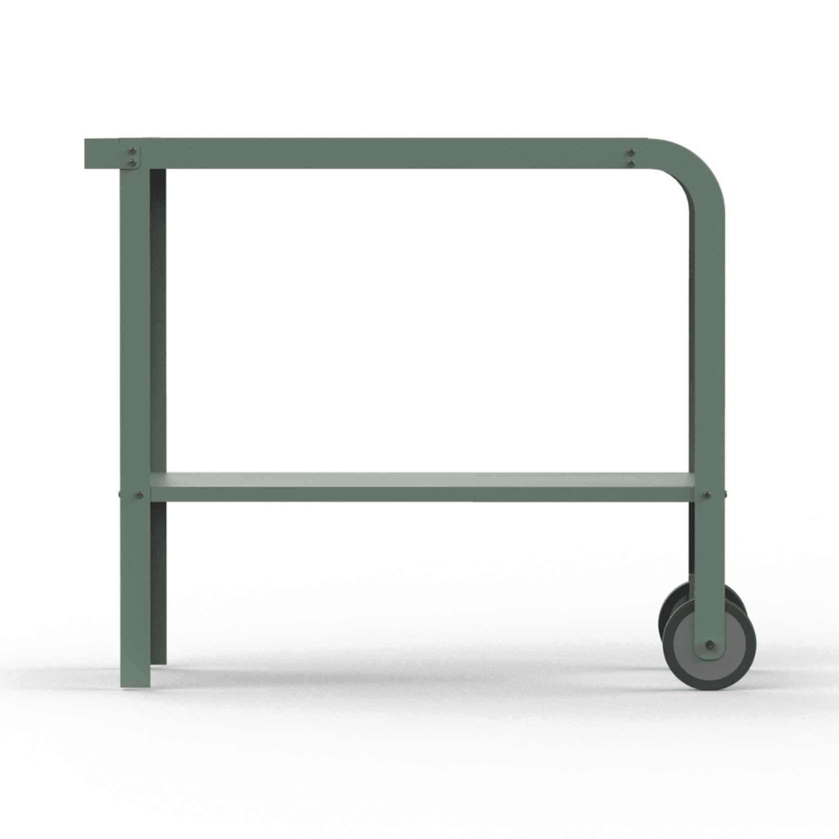 ZiiPa Vallone Garden Trolley with Shelf – Eucalyptus gallery detail image