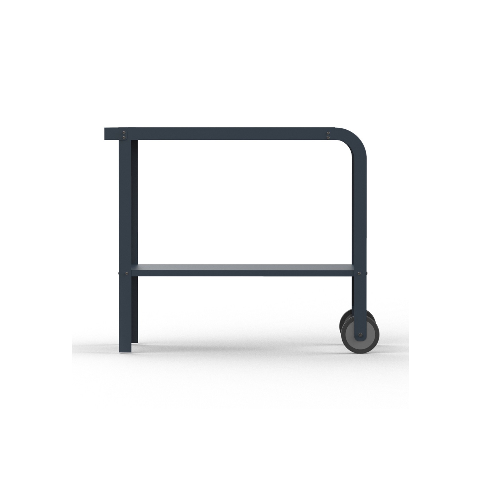 ZiiPa Vallone Garden Trolley with Shelf – Slate/Ardoise gallery detail image