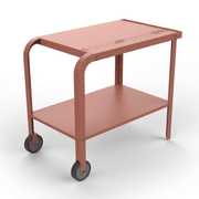 ZiiPa Vallone Garden Trolley with Shelf – Terracotta gallery detail image
