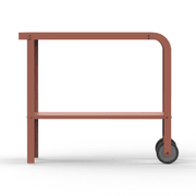 ZiiPa Vallone Garden Trolley with Shelf – Terracotta gallery detail image