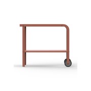 ZiiPa Vallone Garden Trolley with Shelf – Terracotta gallery detail image