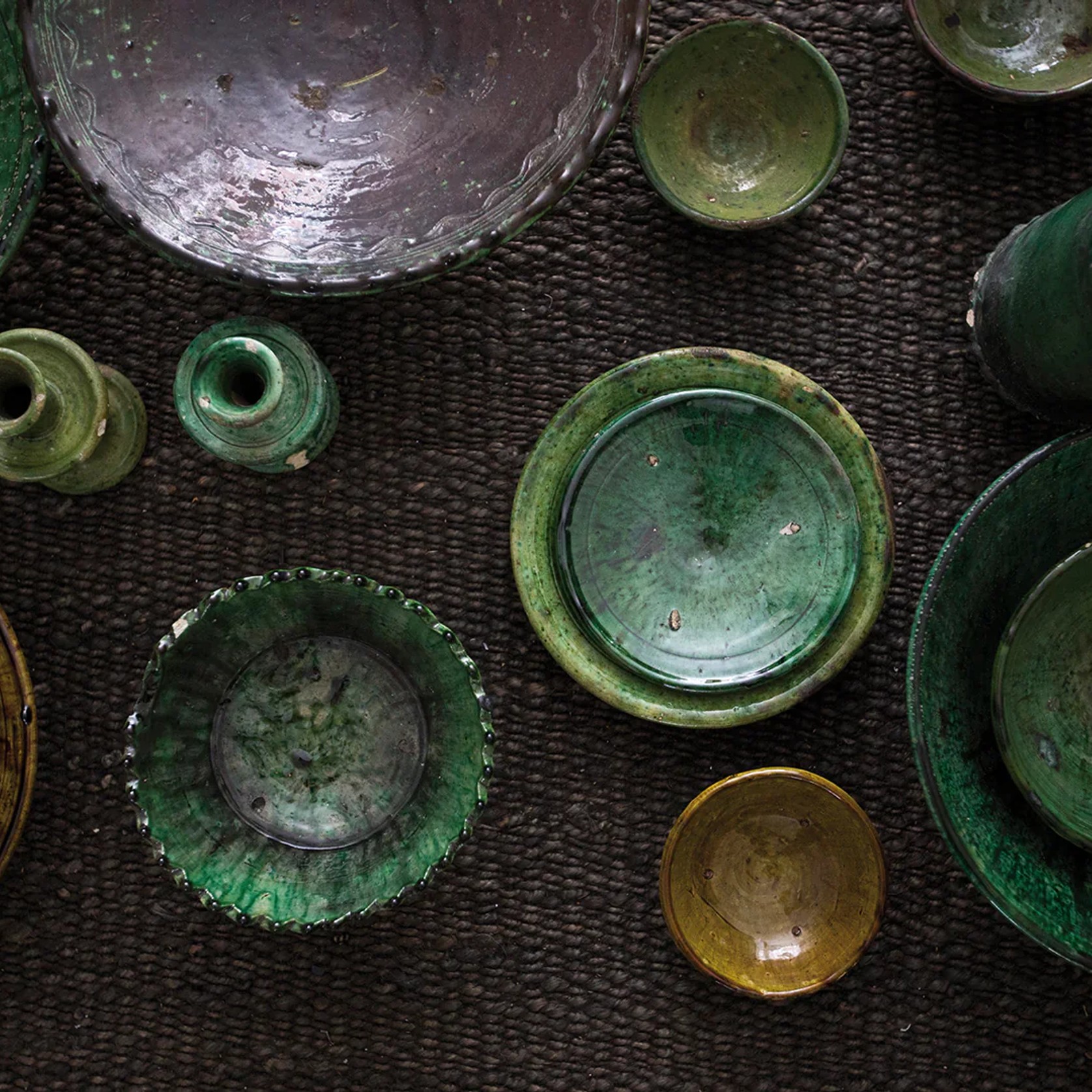 Moroccan Green Bowl gallery detail image
