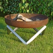 ALFRED RIESS Darvaza Steel Fire Pit - Medium gallery detail image