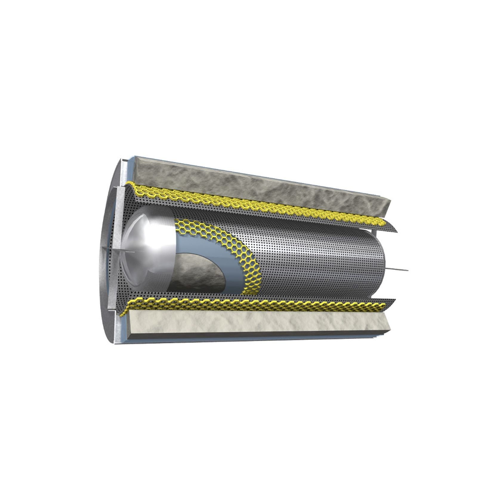 CS Absorptive Circular Silencers gallery detail image