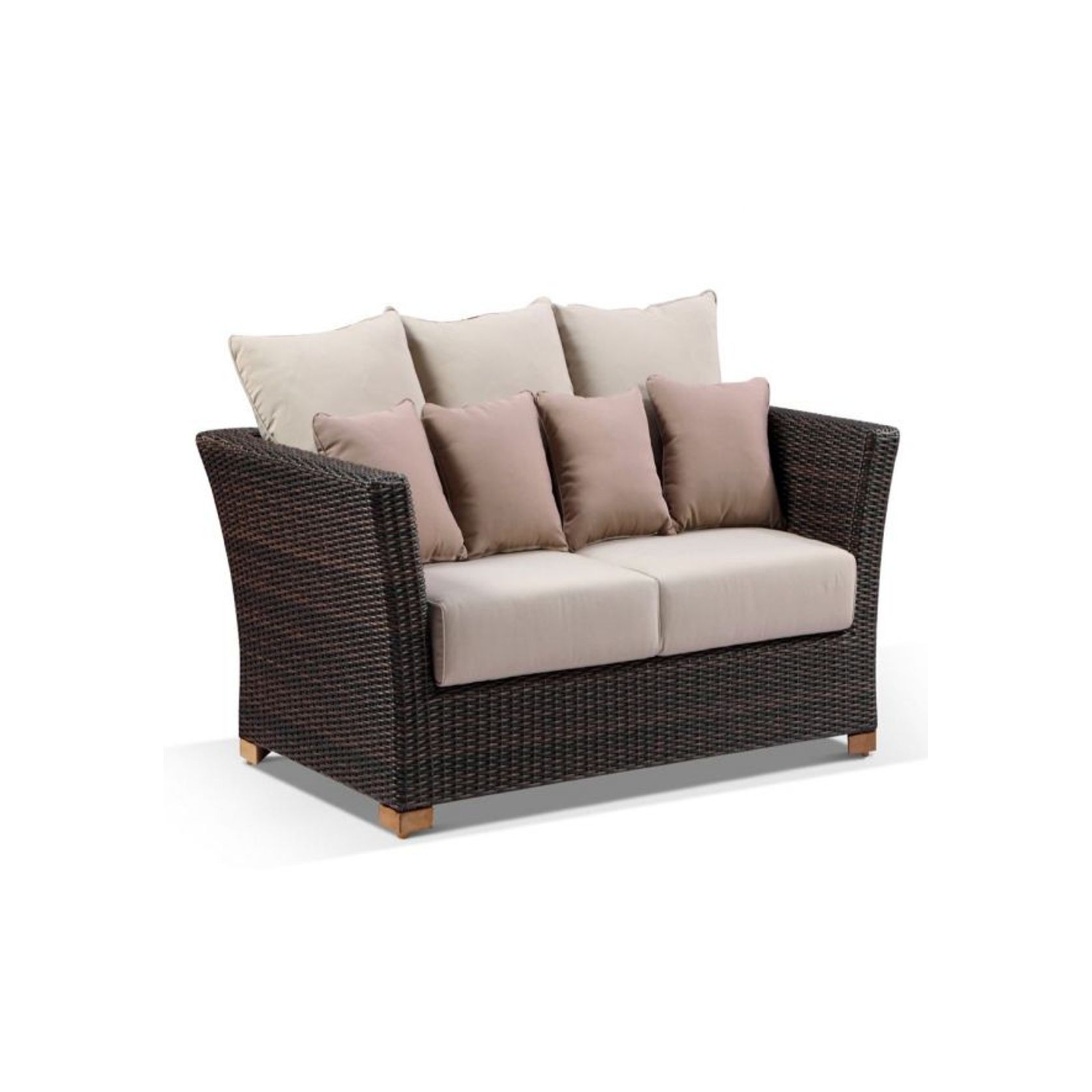 Coco 2 Seater - 2 Seat DayBed In Outdoor Rattan Wicker gallery detail image