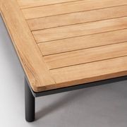 Addis Teak/Alu Coffee Table gallery detail image