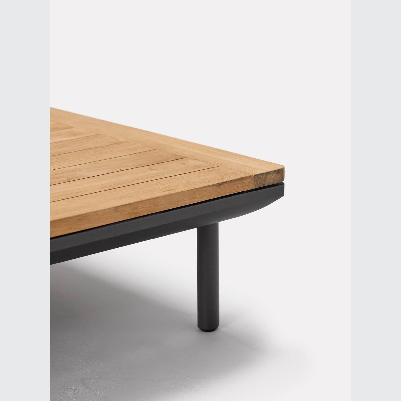 Addis Teak/Alu Coffee Table gallery detail image