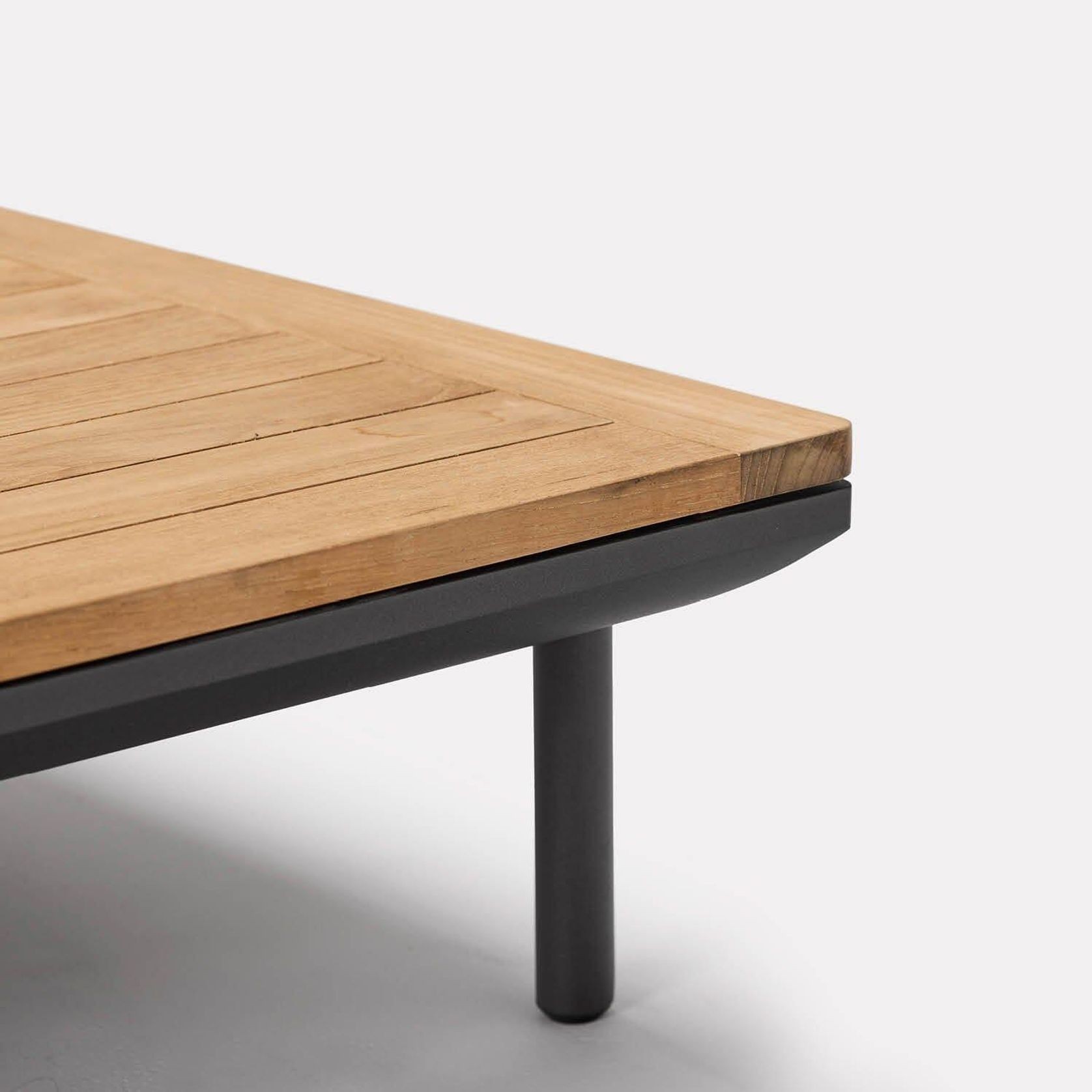 Addis Teak/Alu Coffee Table gallery detail image