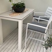 Adele Outdoor Ceramic Bar Table -140 x 74cm gallery detail image
