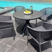 Adele Outdoor Ceramic Table - 100cm Round gallery detail image