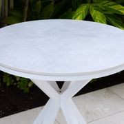 Adele Round Ceramic Table With Bailey Chairs 3pc Outdoor Dining Setting gallery detail image