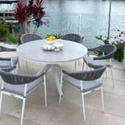 Adele Outdoor Ceramic Table- 140cm Round gallery detail image