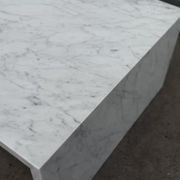 Waterfall Coffee Table - Carrara Marble | Natural Stone Co. gallery detail image