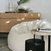 "Bodrum' Lounging Bag / Ovus Boucle Ivory gallery detail image
