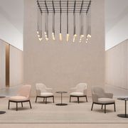 Aleta Lounge Chair - Wooden Base with Arms gallery detail image