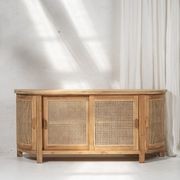Altair Rattan Curved Console gallery detail image