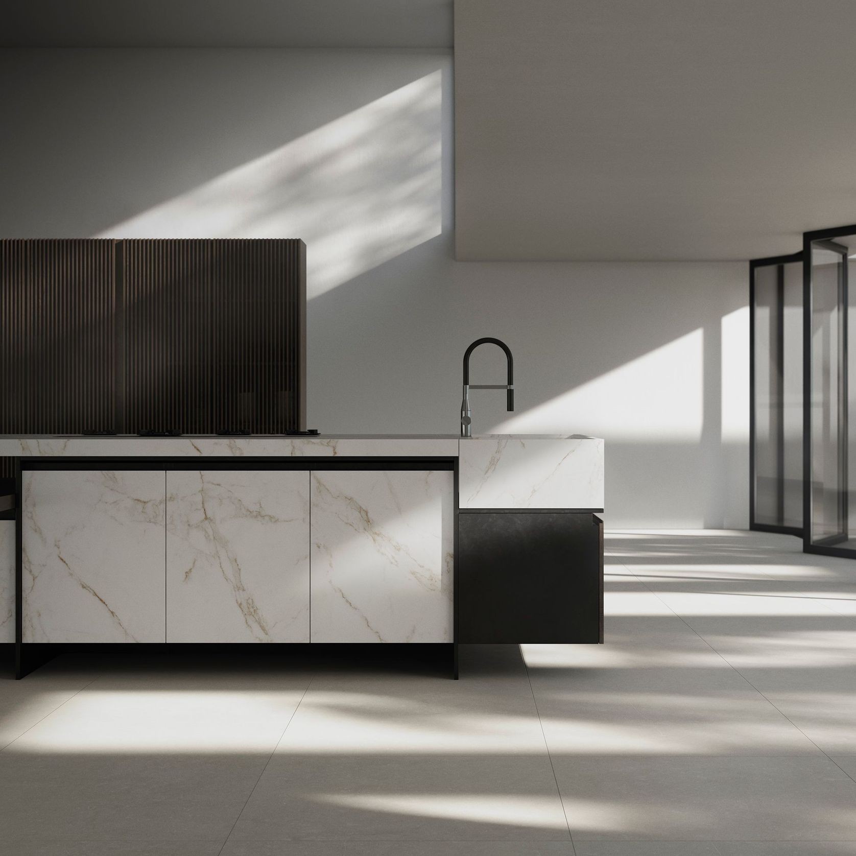 Blanc Statuary Gold Riva Artstone Porcelain Slabs gallery detail image