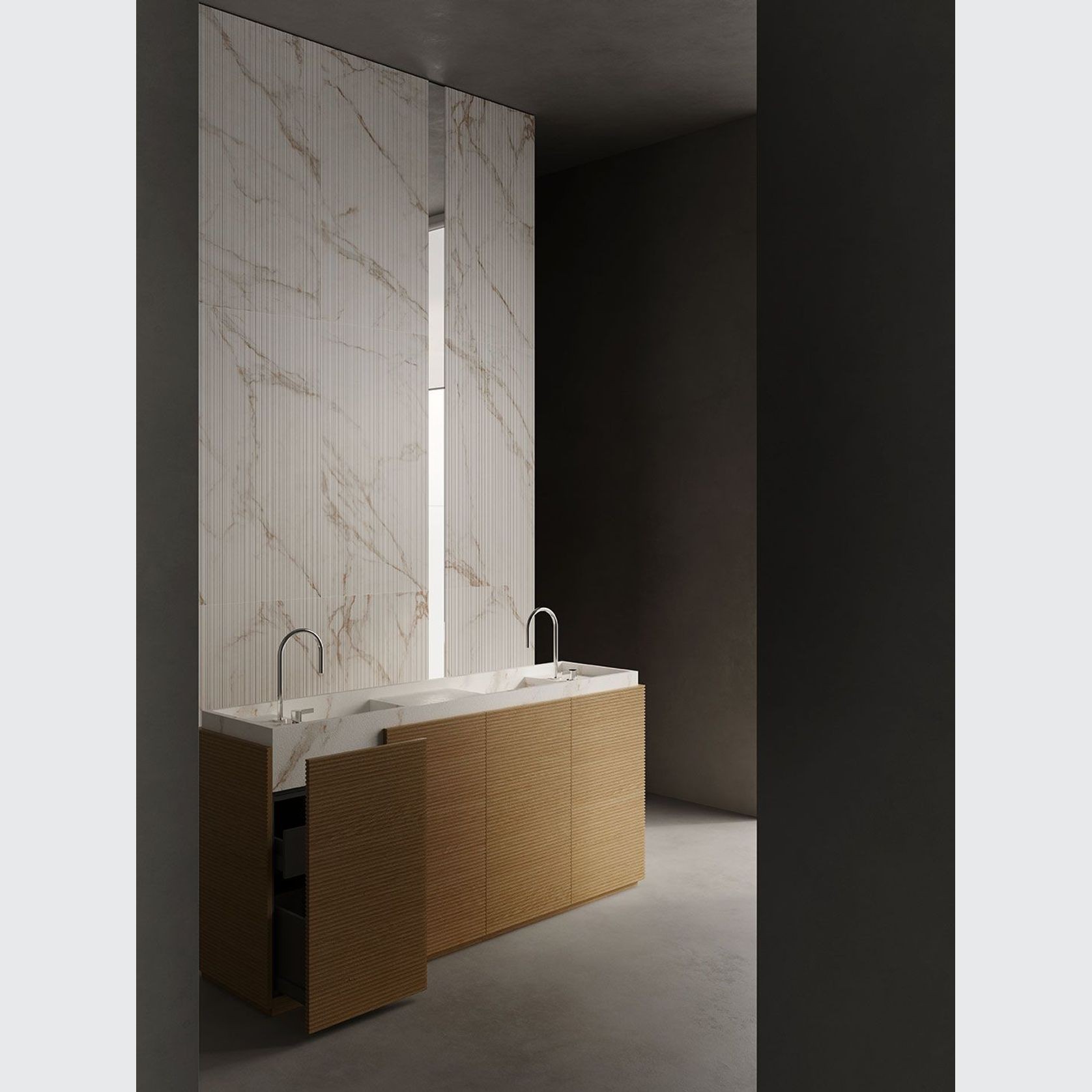 Blanc Statuary Gold Riva Artstone Porcelain Slabs gallery detail image