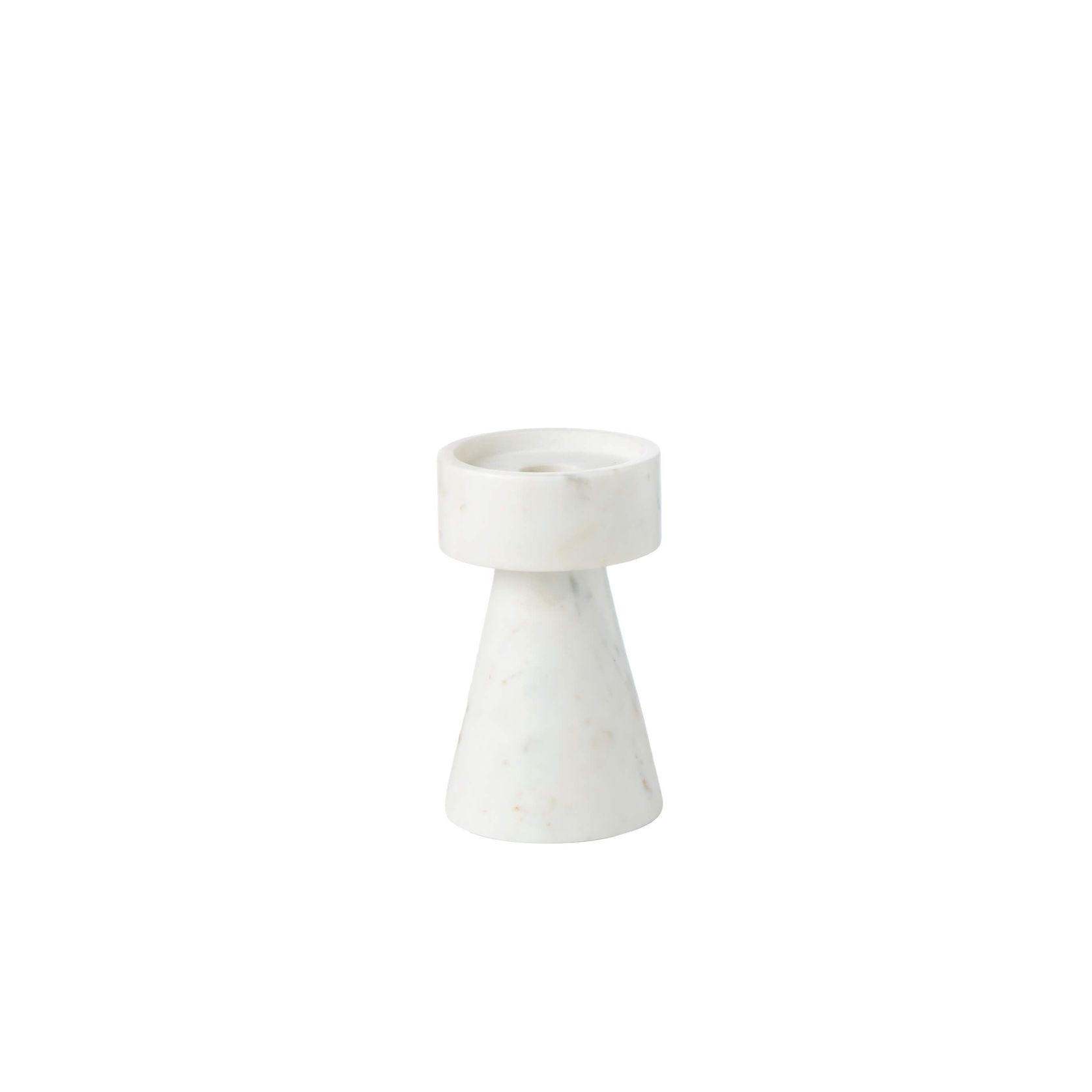 White Marble Candle Holder gallery detail image