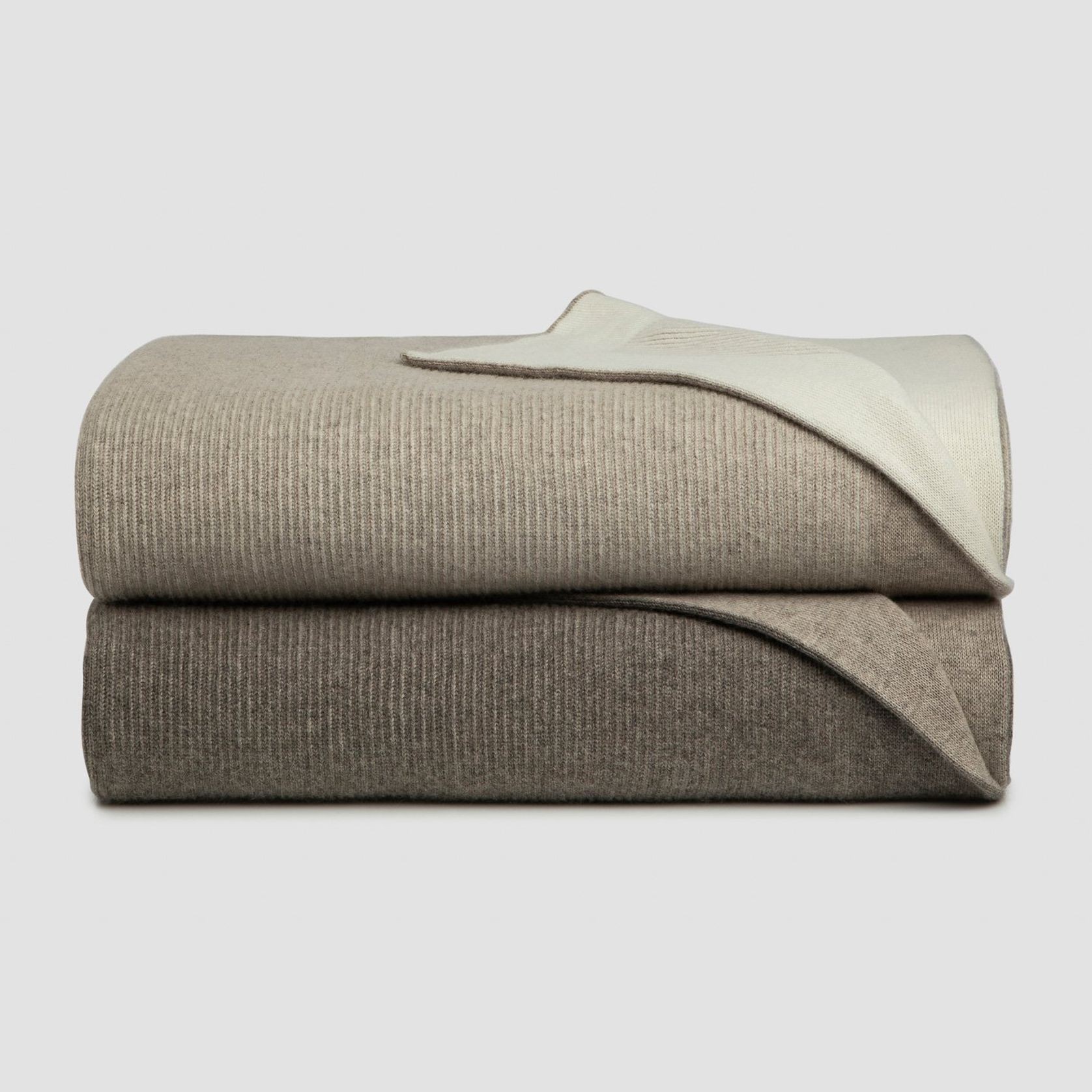 Reversible Rib Angora & Merino Wool Blankets gallery detail image